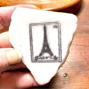 Eiffel Tower rock- can be used as decor or a paperweight
